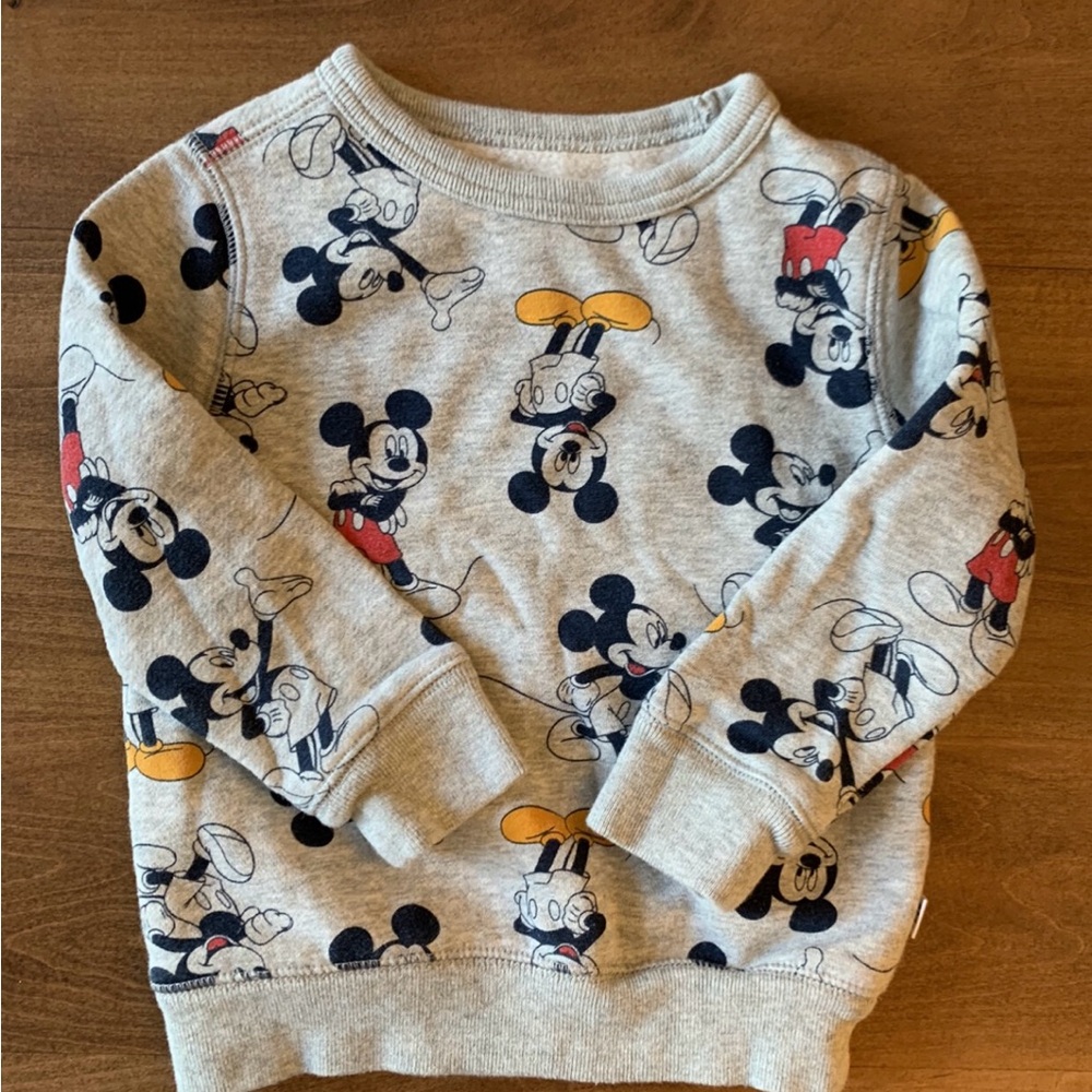 Gap size 2 Mickey Mouse sweatshirt